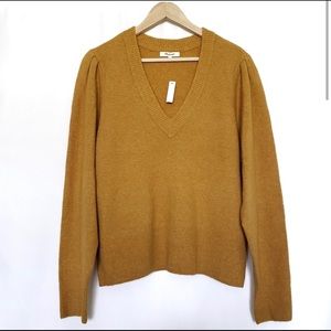 NWT Madewell Westgate V-neck Sweater Top